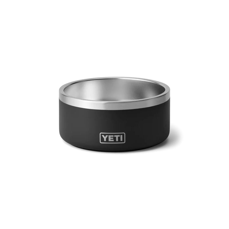 Black | Yeti Boomer 4 Dog Bowl. Front View.