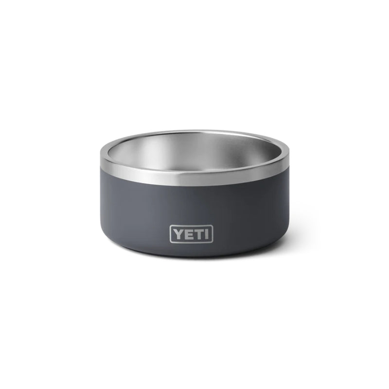 Charcoal | Yeti Boomer 4 Dog Bowl. Front View.