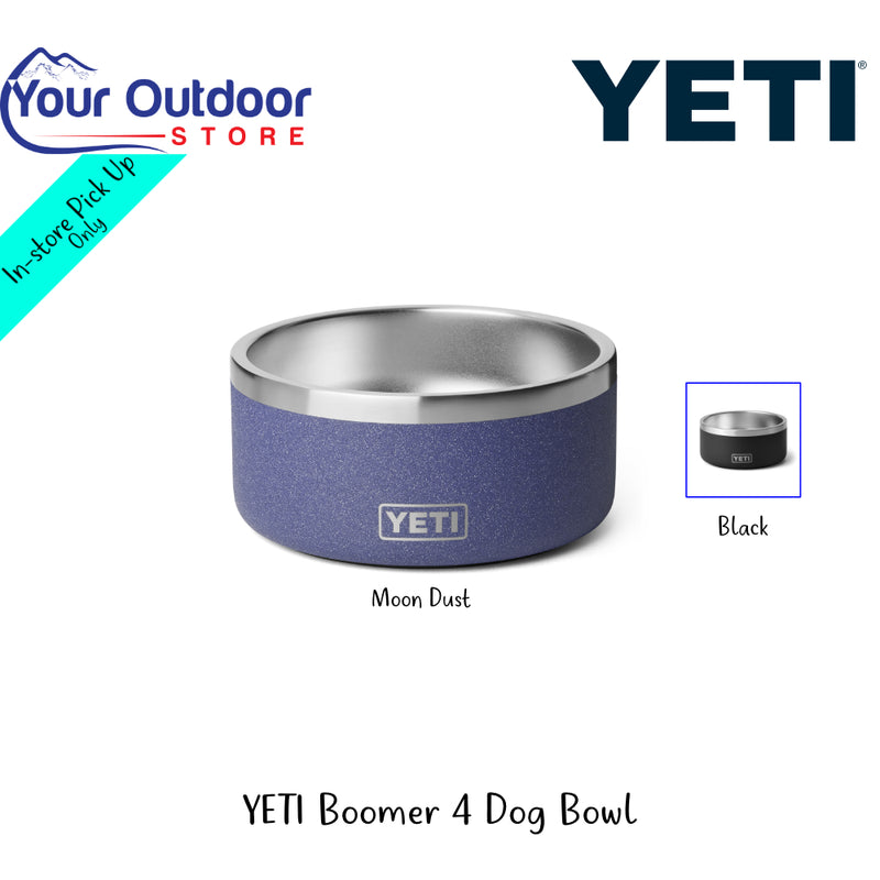 YETI Boomer 4 Dog Bowl | Hero Image Showing All Logos, Titles And Variants.
