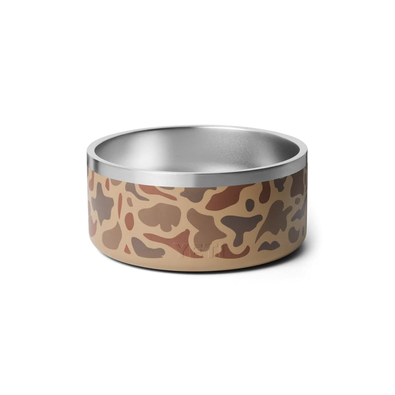 Wetlands Camo | YETI Boomer 8 Dog Bowl Image Showing Back View.