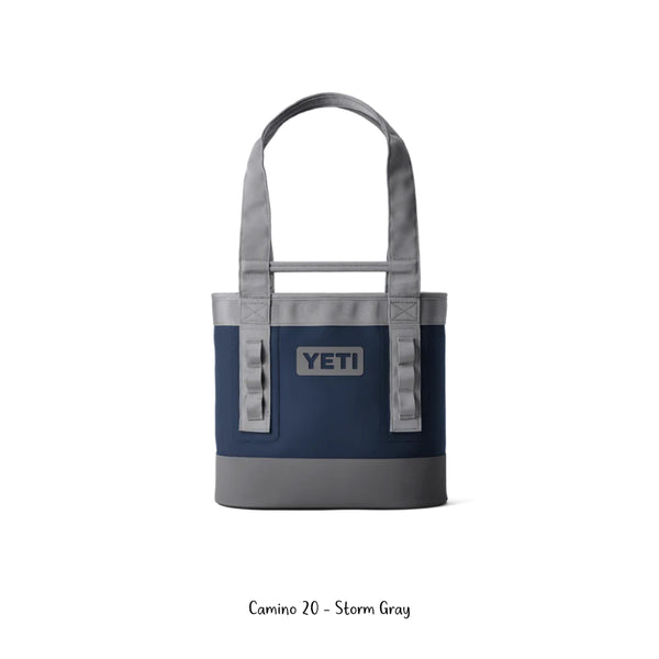 Navy | YETI Camino Carryall Bag. Side View of 20L Bag. 