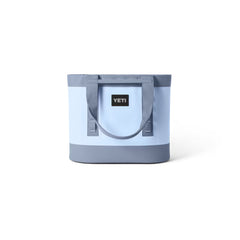 Big Sky Blue |YETI Camino Carryall Bag Image Showing Front View With Handles Down.