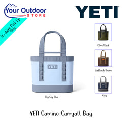 YETI Camino Carryall Bag | Hero Image Showing All Logos, Titles And Variants.