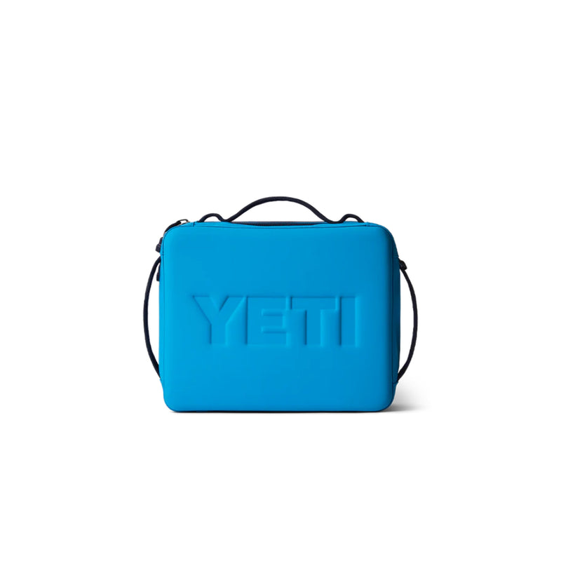 Big Wave Blue | YETI Daytrip Insulated Lunch Box Image Showing Back View.
