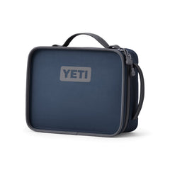 Navy | YETI Daytrip Insulated Lunch Box - Side View Showing Handles and Hard Outer. 