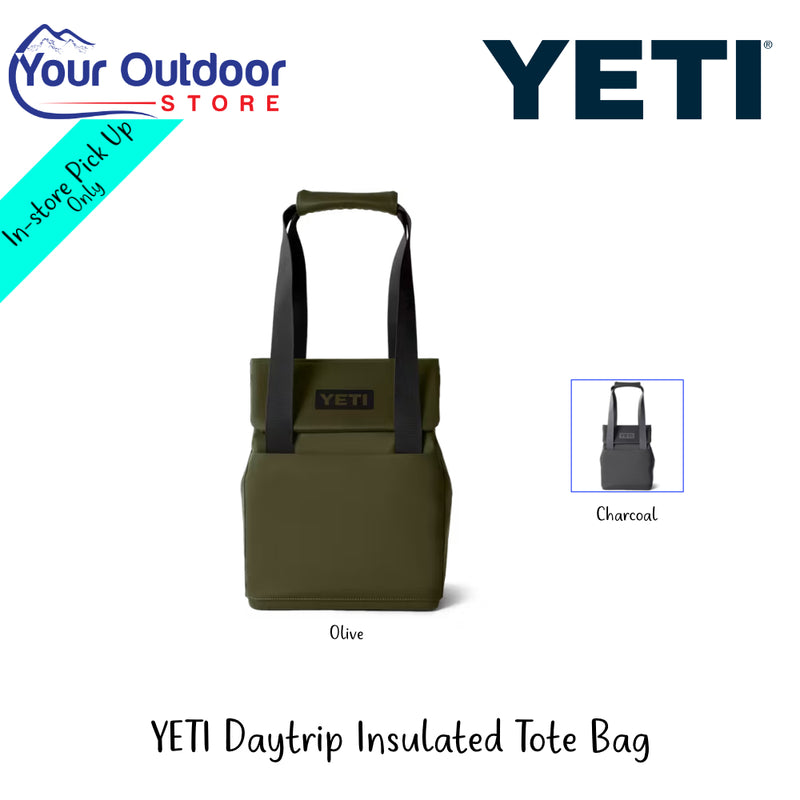 YETI Daytrip Insulated Tote Bag | Hero Image Showing All Logos, Titles And Variants.