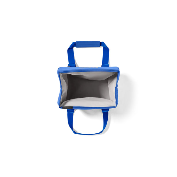 Royal Blue | YETI Daytrip Insulated Tote Bag 14L Image Showing Top View, Tote Open.