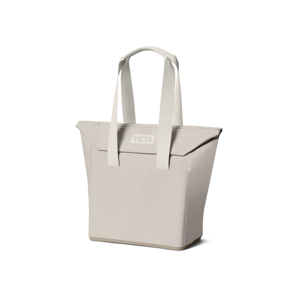 Cape Taupe | YETI Daytrip Insulated 20L Tote Bag Image Showing Angled Front View.