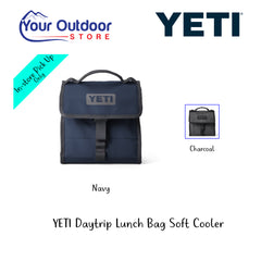 YETI Daytrip Lunch Bag Soft Cooler. Hero Image Showing Variants, Logos and Title. 