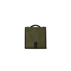 Olive/Black | YETI Daytrip Lunch Bag Soft Cooler Image Showing Back VIew.