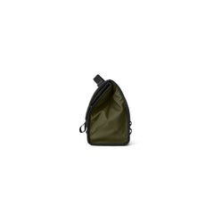 Olive/Black | YETI Daytrip Lunch Bag  Soft Cooler Image Showing Side View.