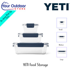 YETI Food Storage | Hero Image Showing All Logos, Titles And Variants.