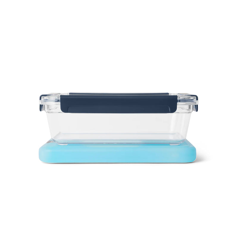Large | YETI Food Storage Image Showing Side View, Sitting On Top Of YETI Thin Ice , Lid On.