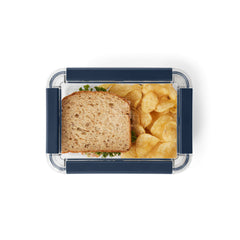 Large | YETI Food Storage Image Showing Top View, With Food Inside And Lid On.