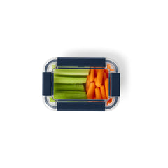 Medium | YETI Food Storage Image Showing Top View, Lid On With Food Inside.