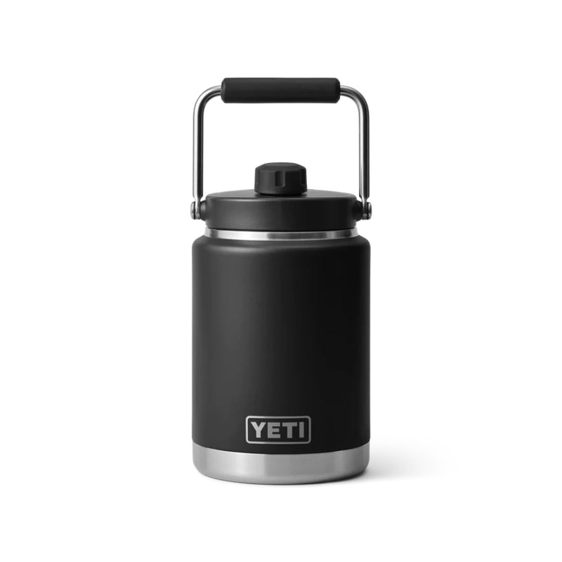 Black | YETI Half Gallon Jug. Front View.