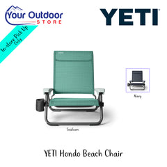YETI Hondo Beach Chair | Hero Image Showing All Logos, Titles And Variants.