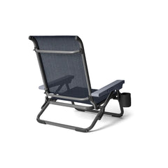 Navy | YETI Hondo Beach Chair Image Showing Back View.
