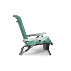 Seafoam | YETI Hondo Beach Chair Image Showing Side View.