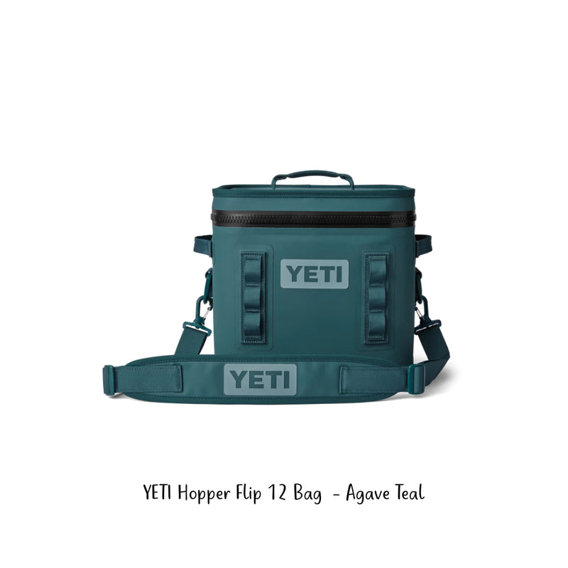 Agave Teal | YETI Hopper Flip Bag - 12 Front View