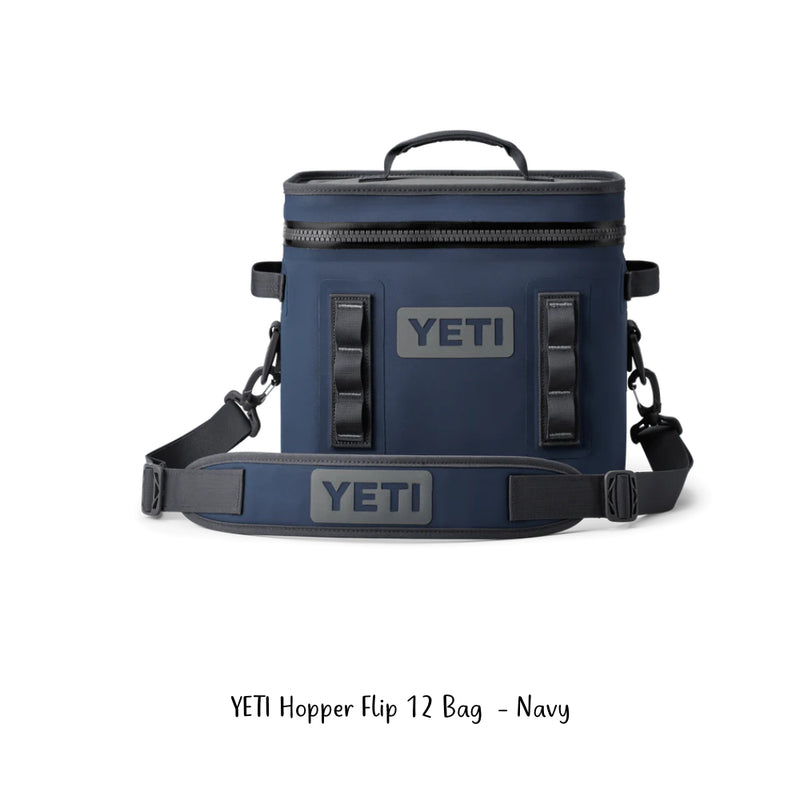 Navy | YETI Hopper Flip Bag - 12. Front View