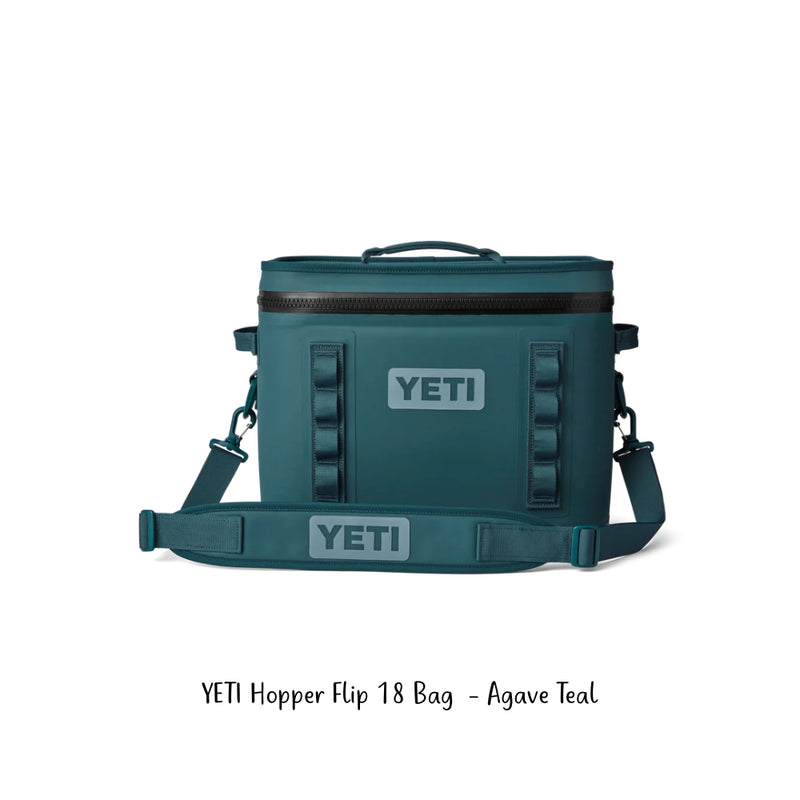Agave Teal | YETI Hopper Flip Bag - 18. Front View
