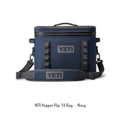 Navy | YETI Hopper Flip Bag - 18. Front View