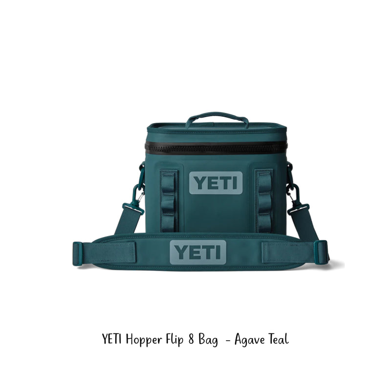 Agave Teal | YETI Hopper Flip Bag - 8 Front View