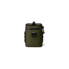 Olive/Black | YETI Hopper Flip Bag 8-12-18 Image Showing Side View.
