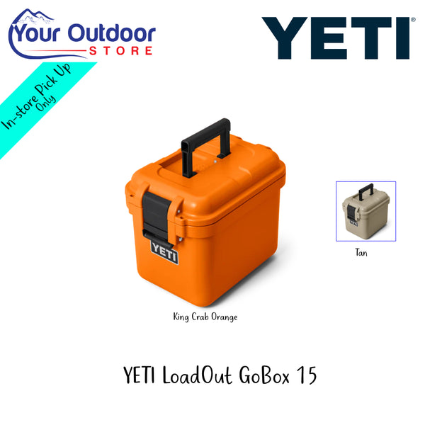 YETI Loadout GoBox 15 | Hero Image Showing All Logos And Titles.