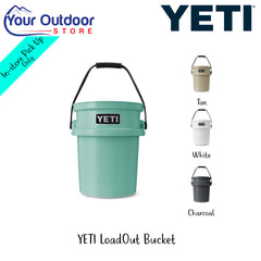 YETI Loadout Bucket | Hero Image Showing Titles, Logos And Variants.