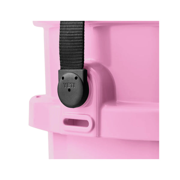 Power Pink | YETI Loadout 5 Gallon Bucket Image Showing Close Up Of Handle.