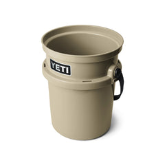 Tan | YETI Loadout Bucket Image Showing Angled View.