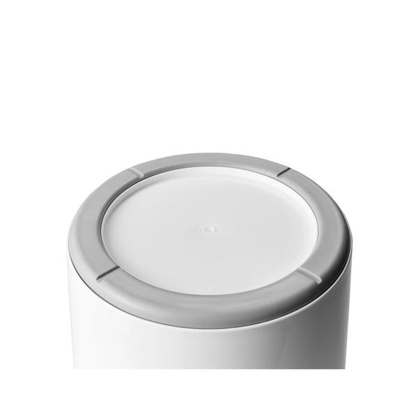 White | YETI Loadout Bucket Image Showing Close Up View Of Non - Slip Ring.