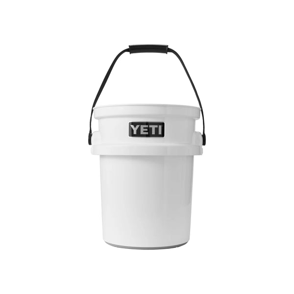 White | YETI Loadout Bucket Image Showing No Logos Or Tiltes.