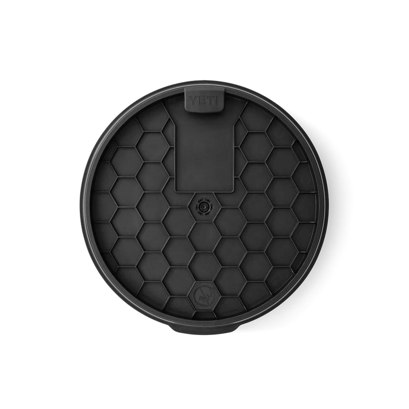 Black | YETI Loadout Swivel Seat Image Showing Bottom View.