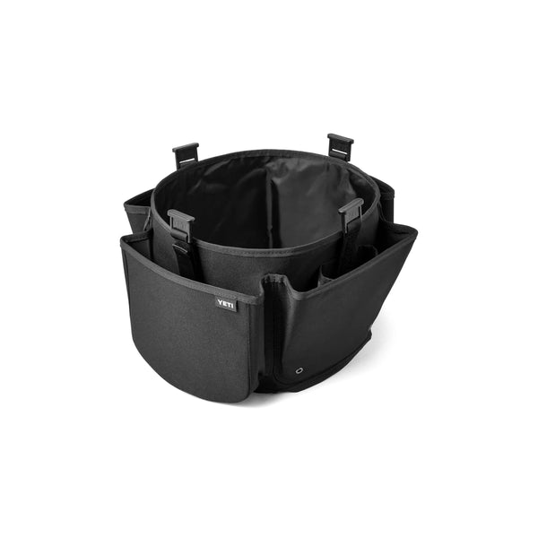 Black | YETI Loadout Bucket Utility Gear Belt Image Showing A Top View Of Utility Gear Belt.