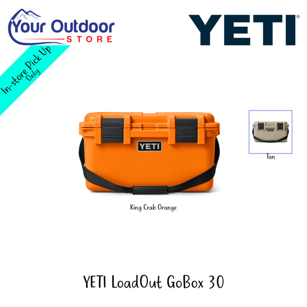 YETI Loadout GoBox 30 | Hero Image Showing All Logos, Titles And Variants.