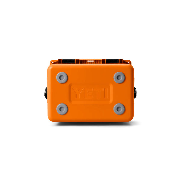 King Crab Orange | YETI Loadout GoBox 30 Image Showing Bottom Of The GoBox.