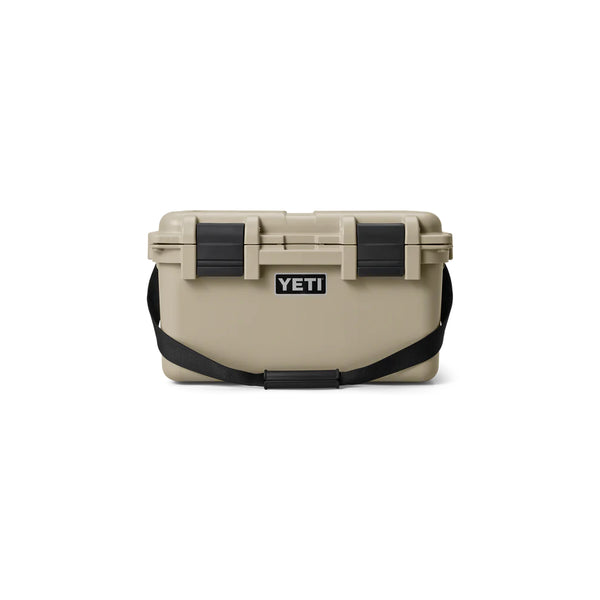 Tan | YETI LoadOut GBox 30 Image Showing Shoulder Strap In View No Logos.