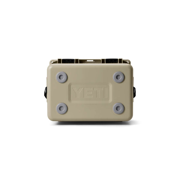 Tan | YETI LoadOut GoBox 30 Image Showing Bottom View.