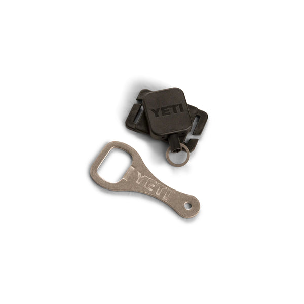 YETI Molle Zinger Retractable Bottle Opener | Image Showing Bottle Opener Off The Molle Zinger.