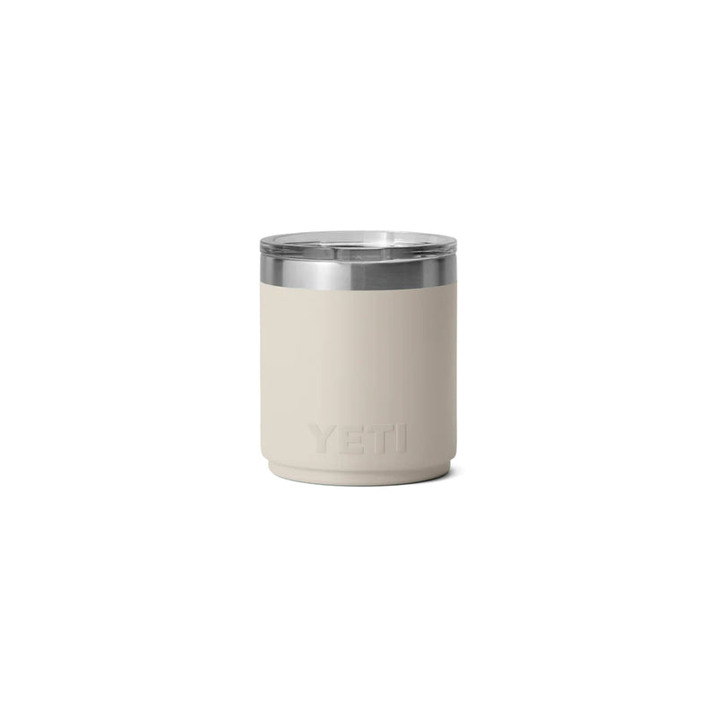 Cape Taupe | YETI Rambler 10oz Lowball 2.0 Image Showing Back View.