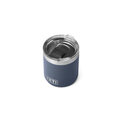 Navy | YETI Rambler 10oz Lowball 2.0 Image Showing Top View, Lid On.