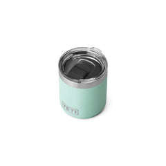 Seafoam | YETI Rambler 10oz Lowball 2.0 Image Showing Top View, Lid On.