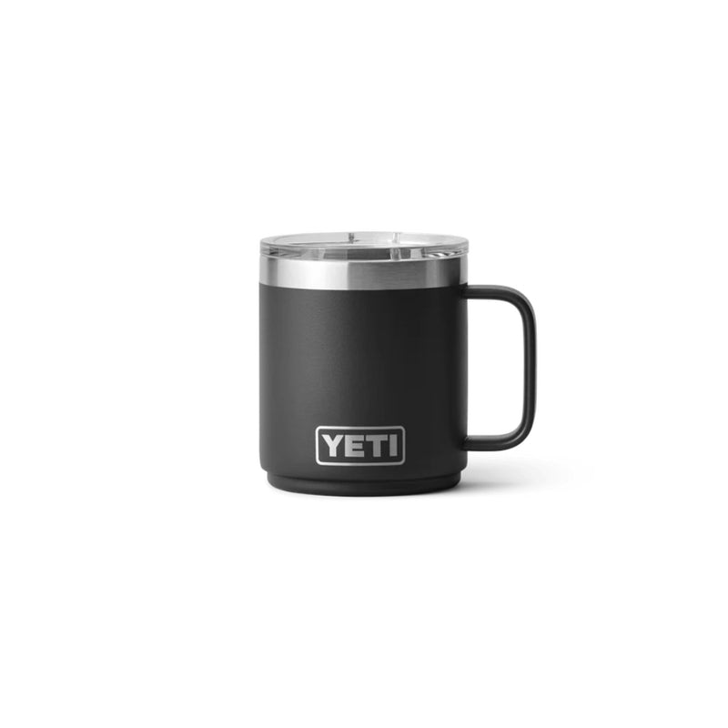 Black | YETI Rambler 10oz Mug. Front View.