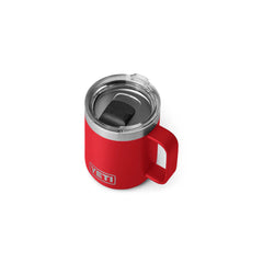 Rescue Red | YETI Rambler 10oz Mug Image Showing Top View.