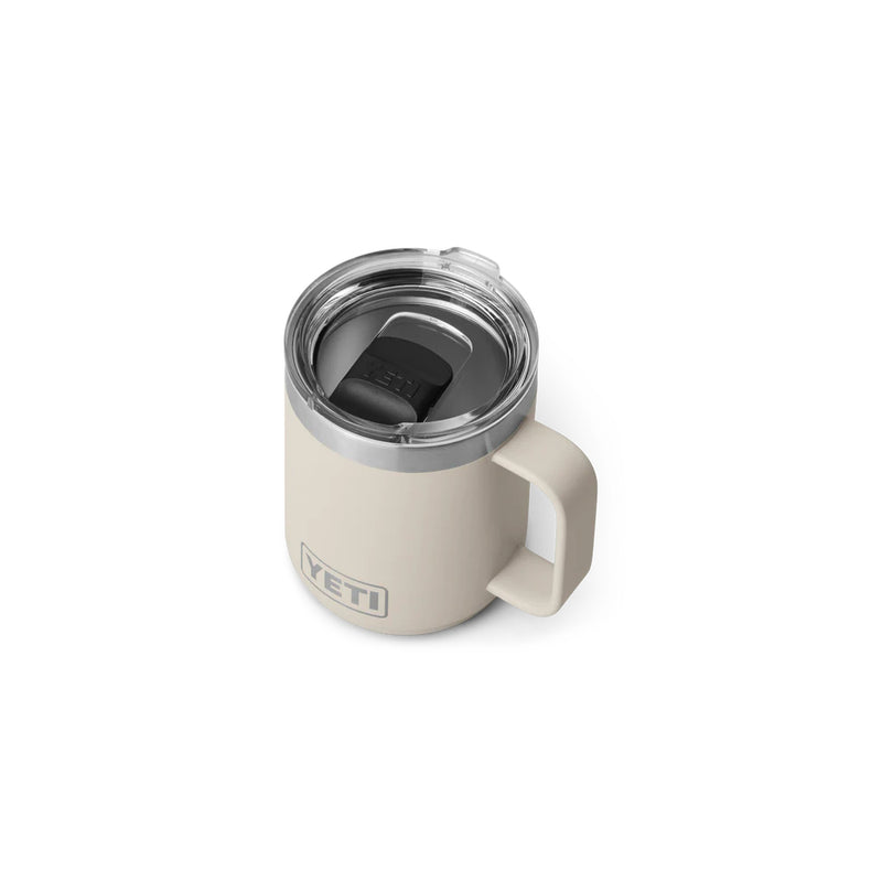 Cape Taupe | YETI Rambler 10oz Mug Image Showing Top View.