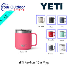 YETI Rambler 10oz Mug | Hero Image Showing All Logos, Titles And Variants.