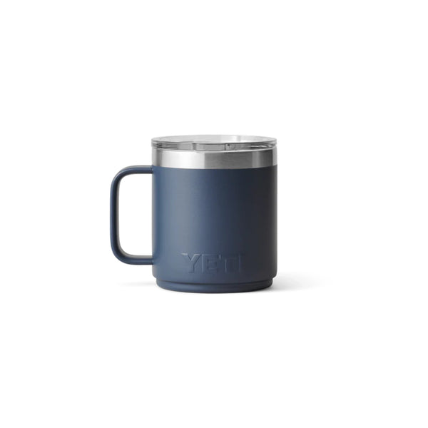 Navy | YETI Rambler 10oz Mug Image Showing Back View.